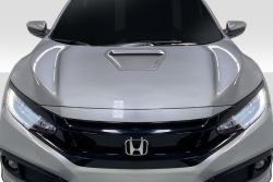 Duraflex 16-21 Civic Fiberglass Type R Look Hood