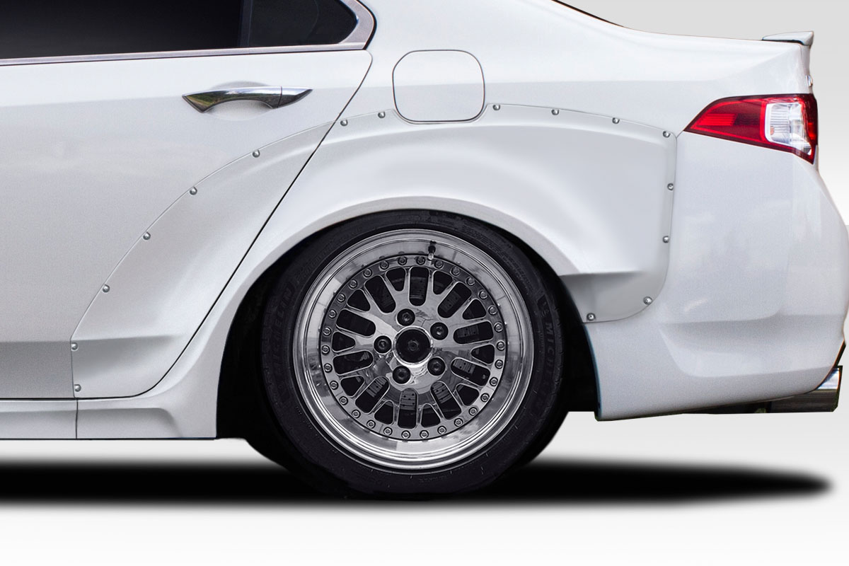 Duraflex 09-14 TSX Khan +70mm Wider Rear Fender Flares