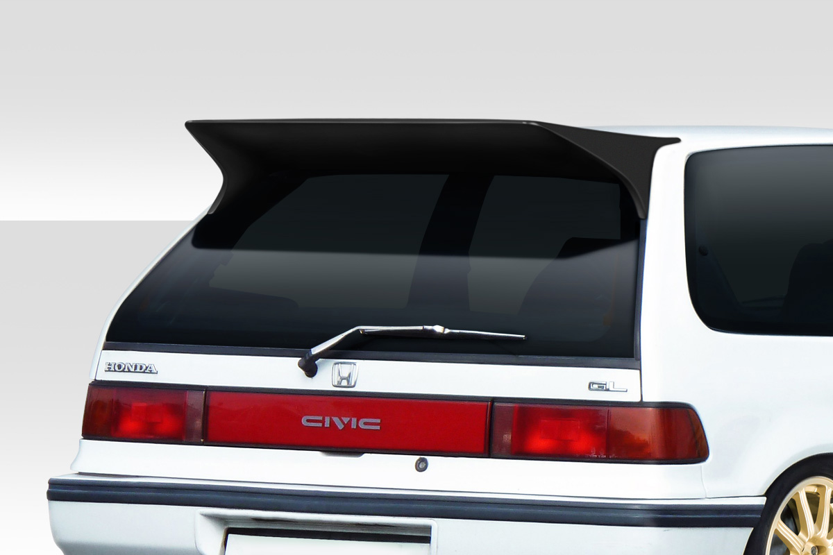 Duraflex 88-91 Civic Hatchback J Spec Rear Roof Wing Spoiler