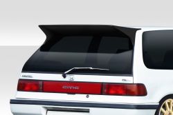 Duraflex 88-91 Civic Hatchback J Spec Rear Roof Wing Spoiler