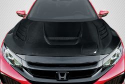 Carbon Creations 16-21 Civic Carbon Fiber Time Attack Hood