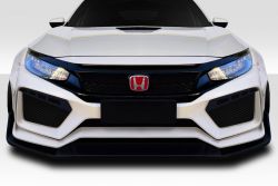 Duraflex 16-21 Civic Sedan 1-Piece RBT Widebody Look Front Bumper