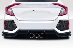 Duraflex 16-21  Civic Sedan Broman Rear Lip Spoiler Air Dam