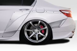 Duraflex 13-17 Accord Sedan Widebody RX Rear Fender Flares