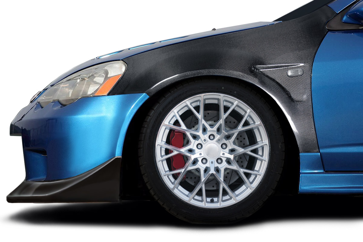 Carbon Creations 02-06 RSX Apex +15mm Carbon Fiber Front Fenders