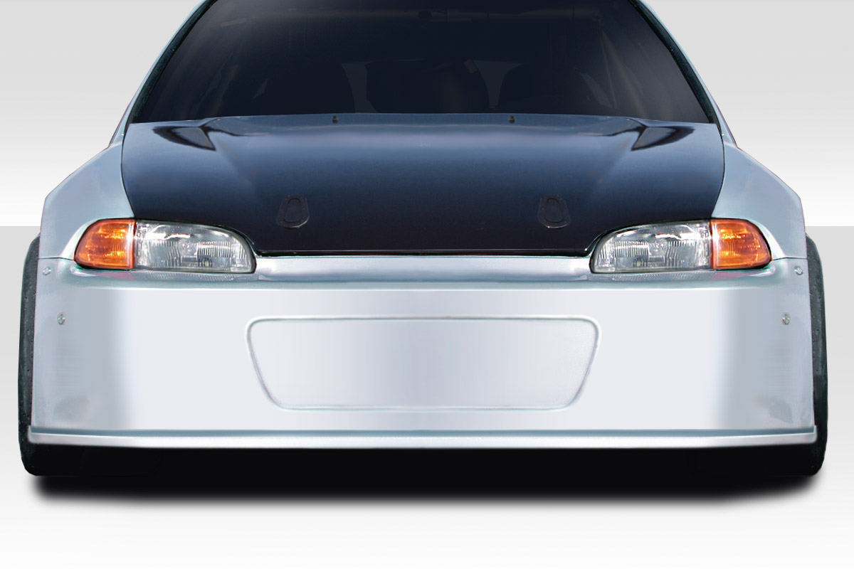 Duraflex 92-95 Civic 1-Piece Road Racer Front Bumper Cover