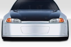 Duraflex 92-95 Civic 1-Piece Road Racer Front Bumper Cover