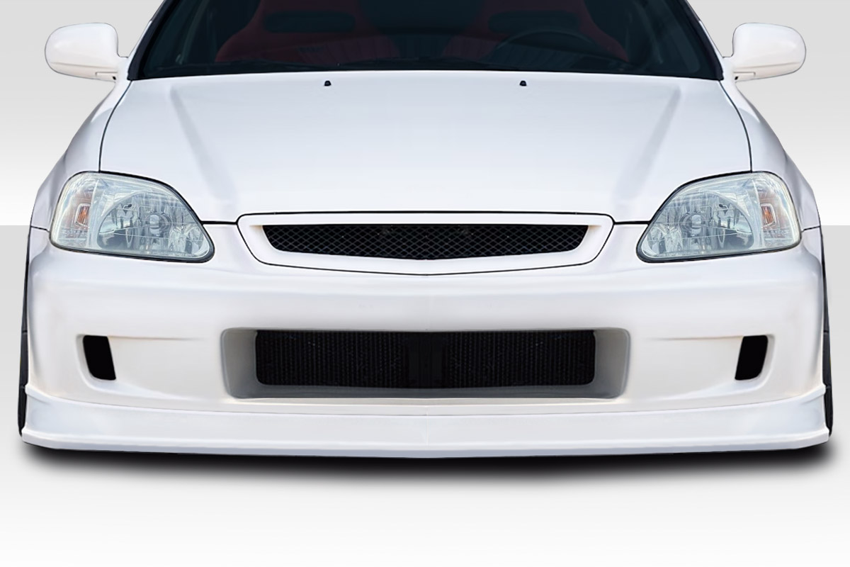 Duraflex 99-00 Civic 1-Piece Joker Front Bumper Cover