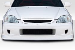 Duraflex 99-00 Civic 1-Piece Joker Front Bumper Cover