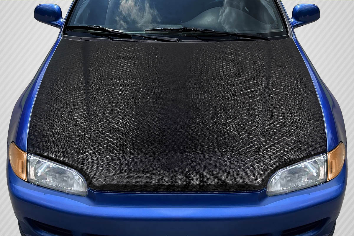Carbon Creations 92-95 Civic Coupe/Hatchback Geo6ix Dritech OEM Look Carbon Fiber Hood