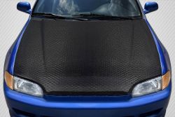 Carbon Creations 92-95 Civic Coupe/Hatchback Geo6ix Dritech OEM Look Carbon Fiber Hood
