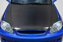 Carbon Creations 99-00 Civic Geo6ix Dritech OEM Look Carbon Fiber Hood