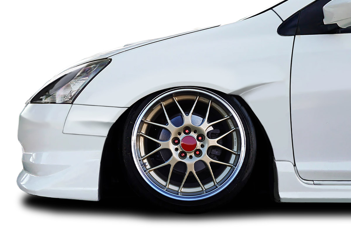 Duraflex 02-05 Civic Si Shingo +30mm Front Fenders