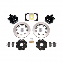 Wilwood 90-01 Integra Black Caliper 12.19in Rotor Rear Brake Kit