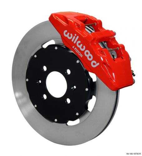 Wilwood Forged Red Caliper Dynapro 6 Big Brake Kit | 140-10735-R