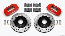 Wilwood 90-01 Integra / 90-05 Civic Forged DPHA Drilled Red Caliper and Rotor Kit
