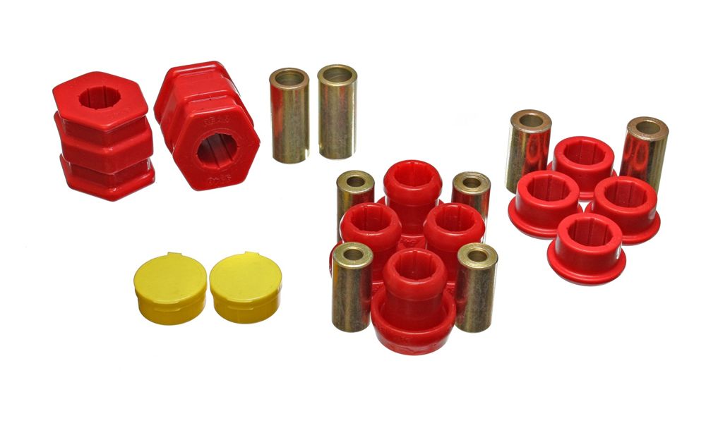 Energy Suspension 99-00 Civic Si Red Front Control Arm Bushing Set