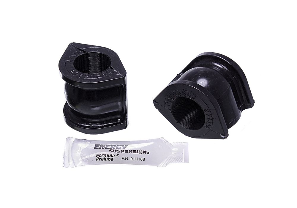 Energy Suspension 06-11 Civic Si Black 27mm Front Sway Bar Bushing Set