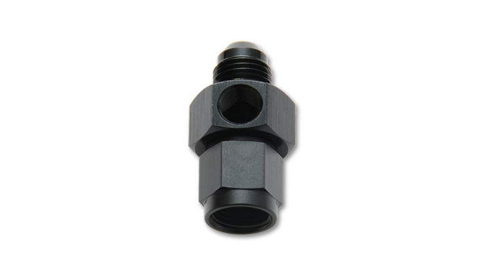 Vibrant -6AN Male To -6AN Female Union Adapter Fitting 1/8'' NPT Port