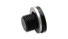 Vibrant M12 X 1.50 Metric Aluminum Port Plug With Crush Washer