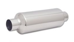 Vibrant SS Resonator: 2.5'' Inlet/outlet X 18'' Long