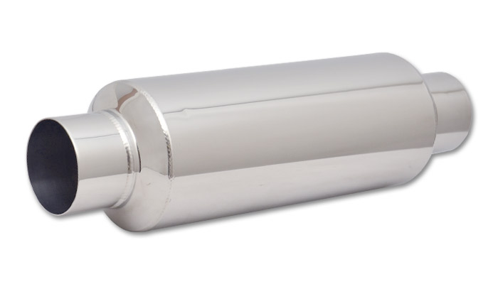 Vibrant SS Resonator: 3'' Inlet/outlet X 18'' Long