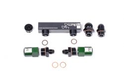 Radium Engineering Black Universal 4-Port Manifold