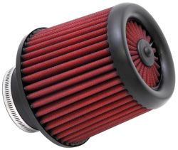 AEM DryFlow Air Filter - Round Tapered 5in Top OD X 6 Base OD X 5in H X 3in Flange ID