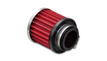 Vibrant Crankcase Breather Filter W/ Chrome Cap: 1.25''  I.D.