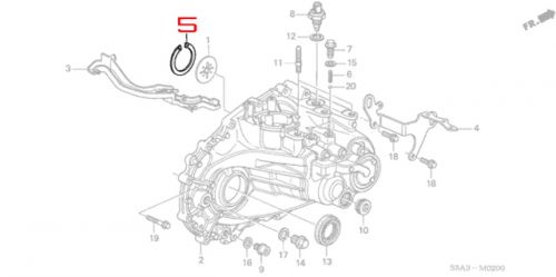 Genuine Acura 53416-SB2-013 Gear Box Components 