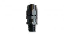 Vibrant Straight Hose End Fitting -6AN Male NPT Pipe Thread: 1/8 NPT