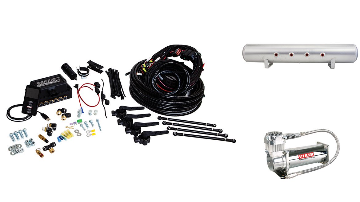 Air Lift 3H Air Management: 3/8 Line with 5 Gallon Tank