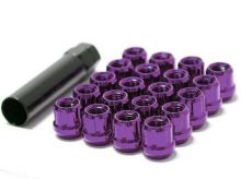 Muteki Purple M12x1.5 Open Ended Lug Nuts: 20 Pack