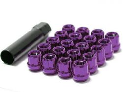 Muteki Purple M12x1.5 Open Ended Lug Nuts: 20 Pack