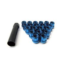 Muteki Blue M12x1.5 Open Ended Lug Nuts: 20 Pack