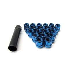 Muteki Blue M12x1.5 Open Ended Lug Nuts: 20 Pack
