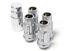 Muteki SR48 Silver M12x1.5 Open Ended Wheel Locks: 4 Pack Muteki SR48 Silver M12x1.5 Open Ended Wheel Locks: 4 Pack