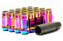 Muteki SR48 Neochrome M12x1.5 Open Ended Lug Nuts: 20 Pack