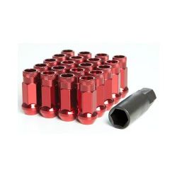 Muteki SR48 Red M12x1.5 Open Ended Lug Nuts: 20 Pack