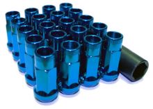 Muteki SR48 Blue M12x1.5 Open Ended Lug Nuts: 20 Pack