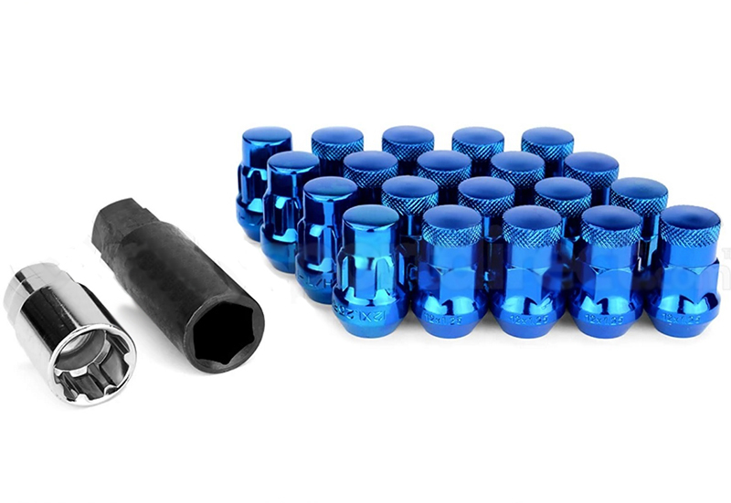 Muteki Blue M12x1.5 SR35 Closed End Lug Nuts 20 Pack
