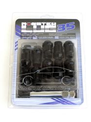MonsterLug 35mm Black Lug Nuts M12 x 1.5