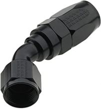 Fragola Black -6AN 45 Degree Pro-Flow Hose End