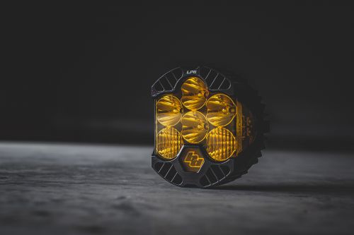 Baja Designs LP6 Pro LED Amber Driving/Combo Light – 8600 Lumens, 6.5" Round – 270013