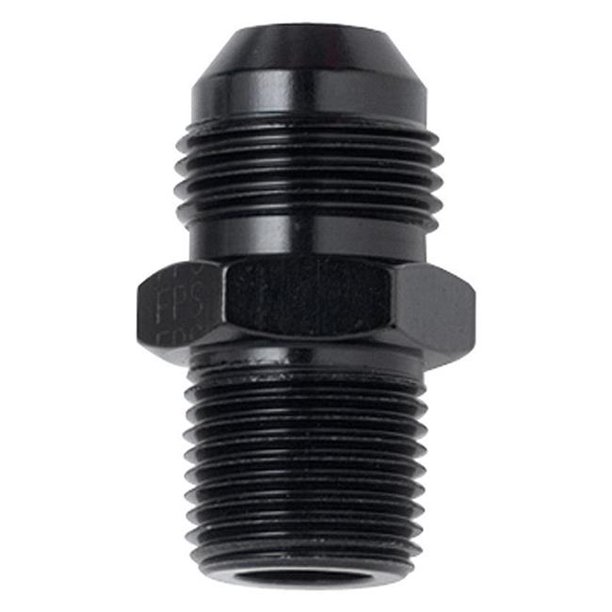 Fragola Black  -4AN x 1/8 NPT Straight Adapter