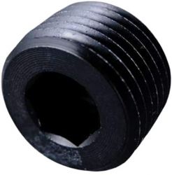 Fragola Black 1/8 NPT Pipe Plug