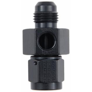 Fragola Black -6AN Male x -6AN Female Inline Guage Adapter