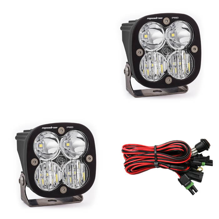 Baja Designs Squadron Pro Driving Combo LED Clear Lights