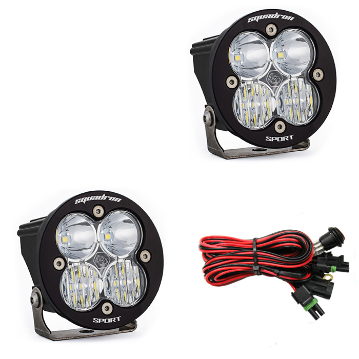 Baja Designs Squadron-R Sport Driving Combo Clear Lights