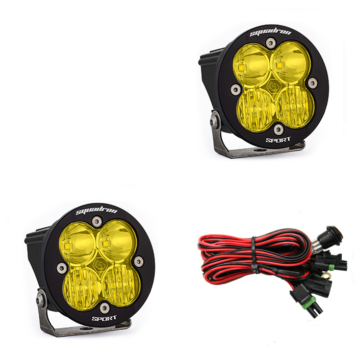 Baja Designs Squadron-R Sport Driving Combo Amber Lights
